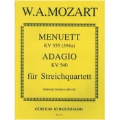 MOZART:MENUETT KV 355,ADAGIO KV 540 STRING QUARTET