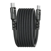 Awei AWEI CL-166T USB-C NA USB-C KABEL MAGNETNI ČRN ZA TELEFONE 1M, (21980639)