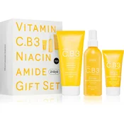 Ziaja Set za negu kože Vitamin C.B3 Niacinamide, Krema za lice, 50 ml + Balzam za telo, 200 ml + Tonik za lice, 190 ml