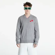 Pulover Comme des Garçons PLAY Crewneck Sweater UNISEX Grey XL
