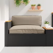 Jastuk Sivo-smeda 120 x 80 x 12 cm Oxford tkanina