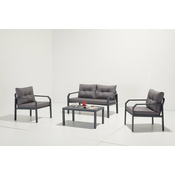 Hanah Home HANAH HOME Arya - Anthracite vrtna sedežna garnitura, (20976286)