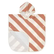 Lässig pončo beach stripes clay/sea salt 14330033312