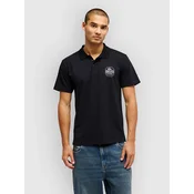 Quiksilver Stretch moška polo majica z dolgimi rokavi black