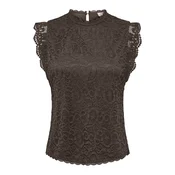 JDY Bluza JDYLOTAS temno rjava