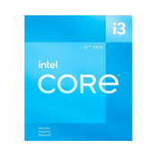 Intel CPU Desktop Core i3-12100F (3.3GHz, 12MB, LGA1700) box ( BX8071512100FSRL63 )