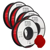 Professional Lab 5x PLA+ Rdeča Filament 1.75mm - Professional Lab za 3D Tisk (1kg Kolut)