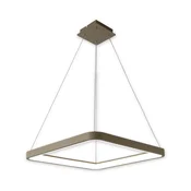 BRILAGI - LED zatemljiv viseči lestenec na kablu FALCON SLIM LED/50W/230V 50x50 cm bež + daljinski upravljalnik