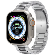 Spigen Modern Fit 316L, silver - Apple Watch 49mm/45mm/44mm/42mm (AMP06356)