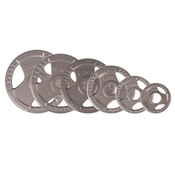 Set olimpijskih ploščatih uteži Paracot Hamerton 2 x 1,25 - 20 kg