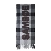 Samsoe Samsoe Šal siva / temno siva / črna
