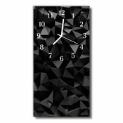 tulup.si Steklena navpična ura Sodobna geometrija 3d grafiko 30x60 cm
