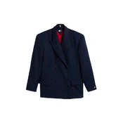Tommy Jeans Blazer mornarska/vinsko rdeča