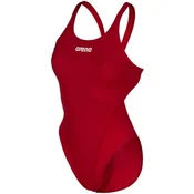 Womens swimwear arena swim tech solid red/white l - uk36