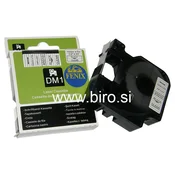 Fenix D1-45010Bk/T PROZOREN trak - ČRN izpis, 12mmx7m, nadomešča trak DYMO 45010 D1