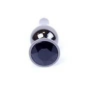 Gardj Europe Plug-Jewellery Temno srebrni BUTT PLUG – črn