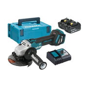 Makita Aku kotni brusilnik z regulacijo 125mm Li-ion LXT 18V/3,0Ah, Makpac DGA511RFJ