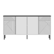 Omarica Kailua 2571 Bela, 75x150x36cm, Iverna plošča