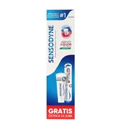 Sensodyne pasta za zube i cetikca, 75ml, 2 komada
