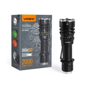 shumee Taktična LED svetilka 20W baterija za 117 ur, doseg 2000 lm, 650 m IP68 VLF-AT265 Videx