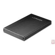 LC Power LC-25U3-Becrux-C1, External USB Type-C 3.1 HDD enclosure for 2.5 SATA HDDs, black