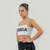 NEBBIA Športni nedrček Bandeau Back Check White