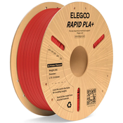 RAPID PLA+ 1.75mm Red 1kg-Paper Plate
