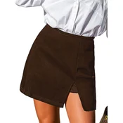 Cupshe Hlače Shorts rjava