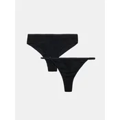 Sinsay - Tange i brazilske gacice 2 pack - crno