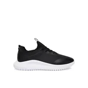 Calvin Klein Superge Eva Runner Laceup Sock Mat Mix YM0YM01443 Črna