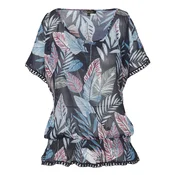 KOROSHI Bluza  mornarska / golobje modra / temno roza