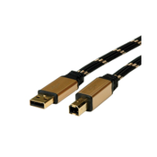 Markenprodukt Gold USB 2.0 Kabel, 3.0m