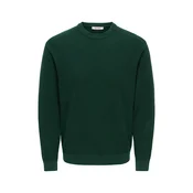 Only & Sons Pulover ONSTONY temno zelena
