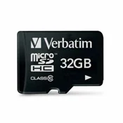 1 to 3 Verbatim Microsdhc Kartica 32Gb Za Telefone Tablice 10Mb/S Visoka Zmogljivost