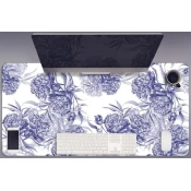 Decormat Podloga za pisalno mizo Peonije 100x50 cm