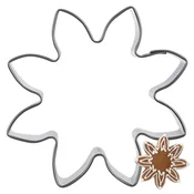 Northix Rezalnik za piškote jeklena roža 6 cm