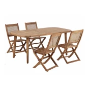 Komplet mize in stolov Berwyn 2623 Les