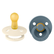 BIBS Cucle, 6-18m, 2 komada, Ivory & Petrol
