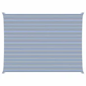 Vidaxl Sončno platno Modra in bela 6 x 8 m 100% poliester Oxford