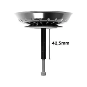 SCHOCK zamašek izliva z nastavitvijo 420002 Chrome