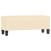Vidaxl Klop krem 100x35x41 cm blago