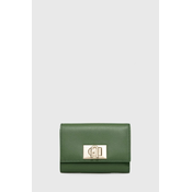 Usnjena denarnica Furla ženska, zelena barva, WP00225 ARE000 2813S