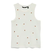 Vero Moda Top Naja 10341964 Bela Slim Fit