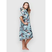 After Sketchbook Surf Poncho blue