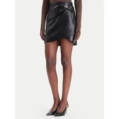 Guess Krilo iz umetnega usnja W6BD27 W4251 Črna Slim Fit