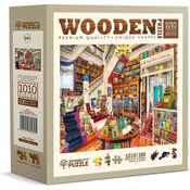 WOODEN CITY Lesena sestavljanka Želja v knjižnici 1010 kosov