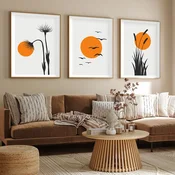 Wallity Uramljena slika Huhu228, 20x30 cm , 3 dela