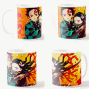 Keramicka šolja Anime Ubica Demona (Demon Slayer Kimetsu no Yaiba), 330 ml