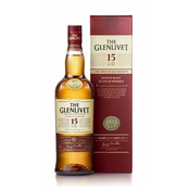 *WHISKY GLENLIVET 15YO SINGLE MALT 0.7L SCOTCH GIFT