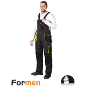 Farmer hlače Formen sive/črne/rumene
